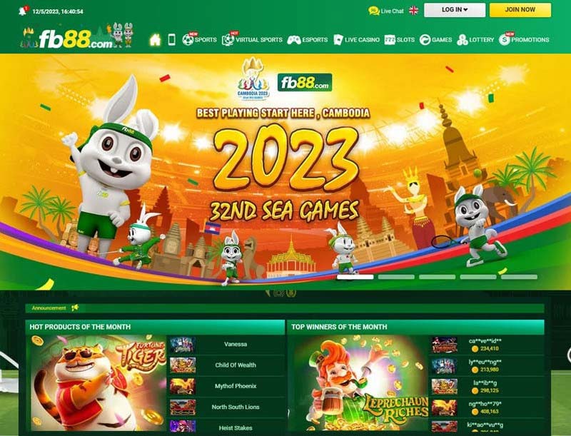 FB88 operates under the slogan "Fair games to play – Trusted place to bet"