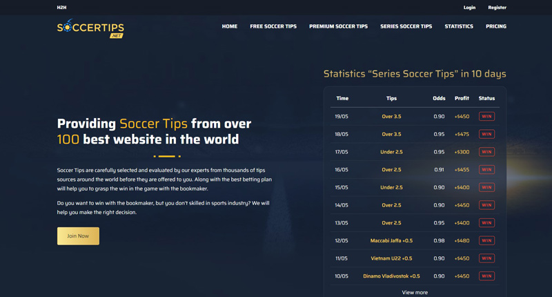 Soccertips.net - A comprehensive football tips website