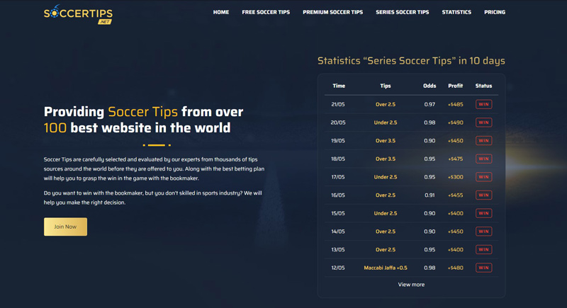 Soccertips - The leading reputable soccer tips site