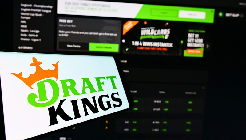 DraftKings with an easy to use betting interface