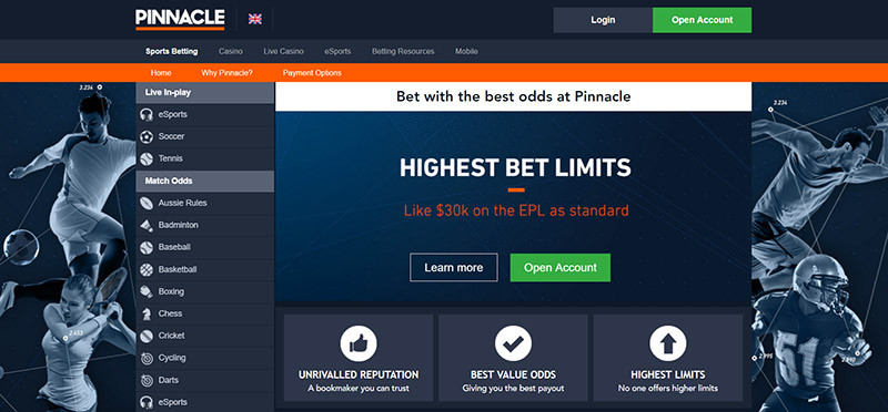 Pinnacle – The bookmaker with the best odds today