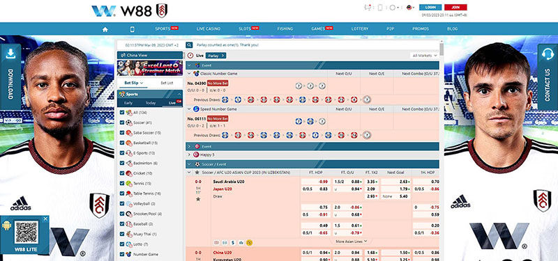 W88 - Reputable Handball Betting Site