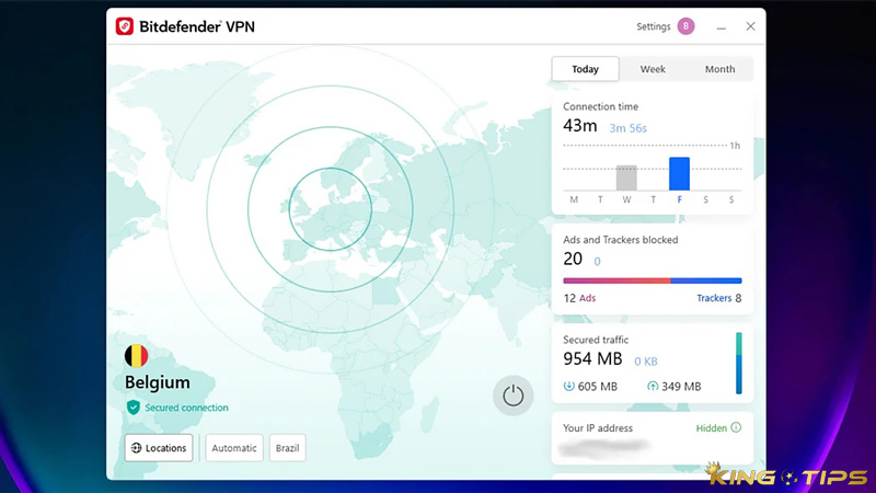 Extremely privacy-friendly - Bitdefender VPN