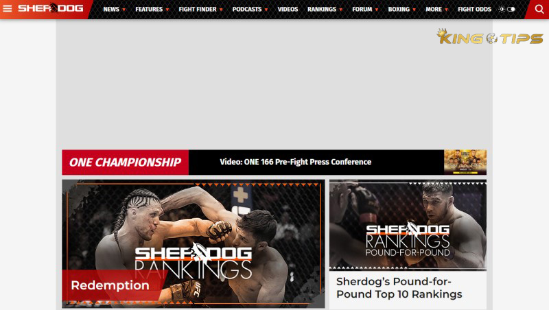 Leading MMA betting forum - Sherdog