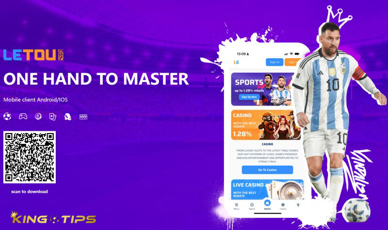 Letou virtual sports betting application on smartphones