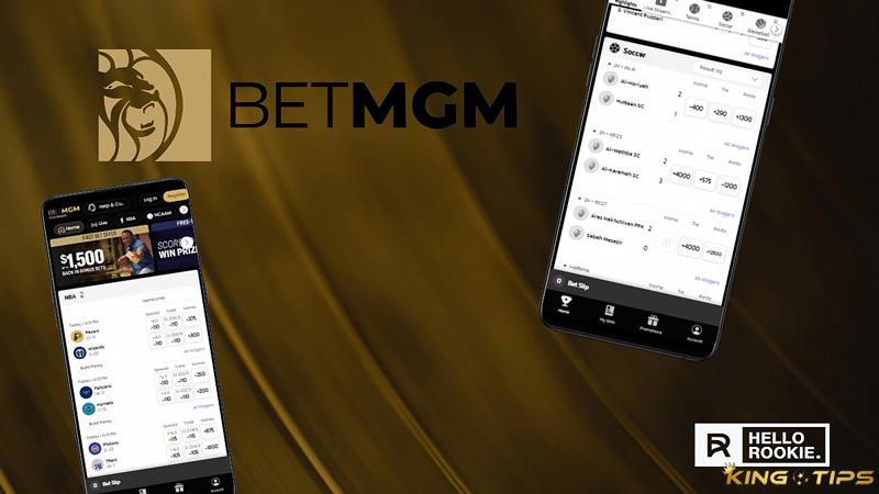 The BetMGM app also makes banking more comfortable