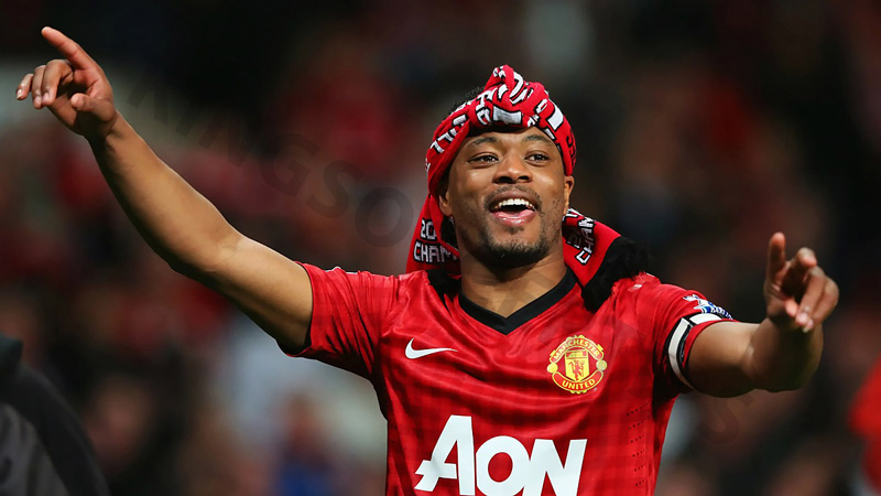 £5.5m is the amount United have to spend to bring Evra to Old Trafford