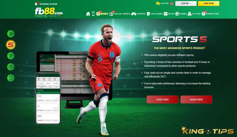 Attractive bookmaker for FB88 players