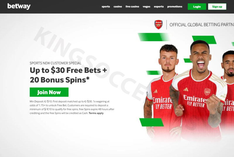 Betway is one of the best fantasy football betting sites