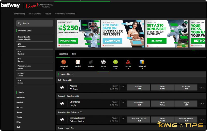 Betway - The most popular betting website