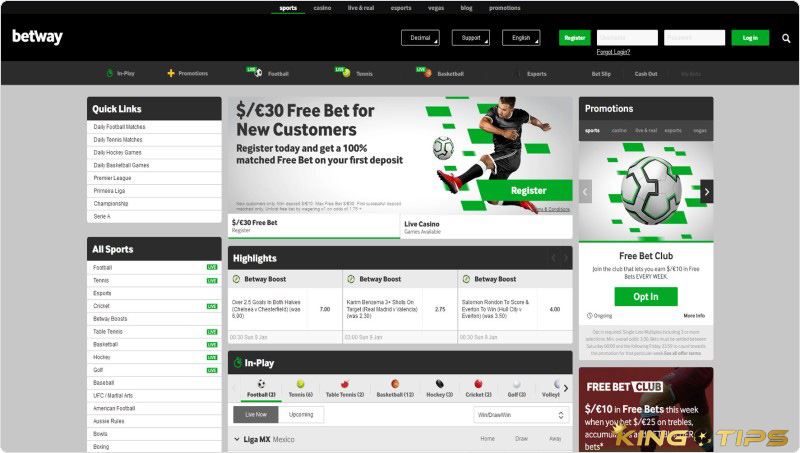 Betway - The world's leading safe bookmaker