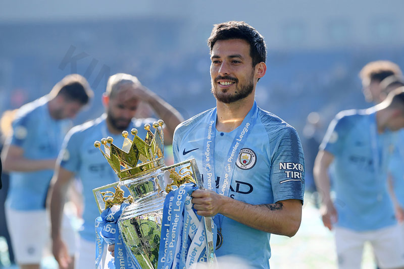 D. Silva was erected by Man City after 10 years of service