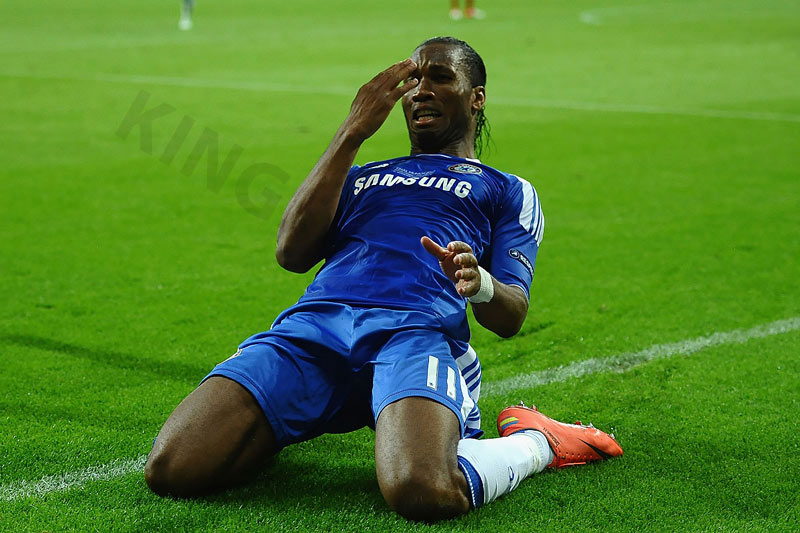 Drogba scored in the C1 final against Bayern Munich