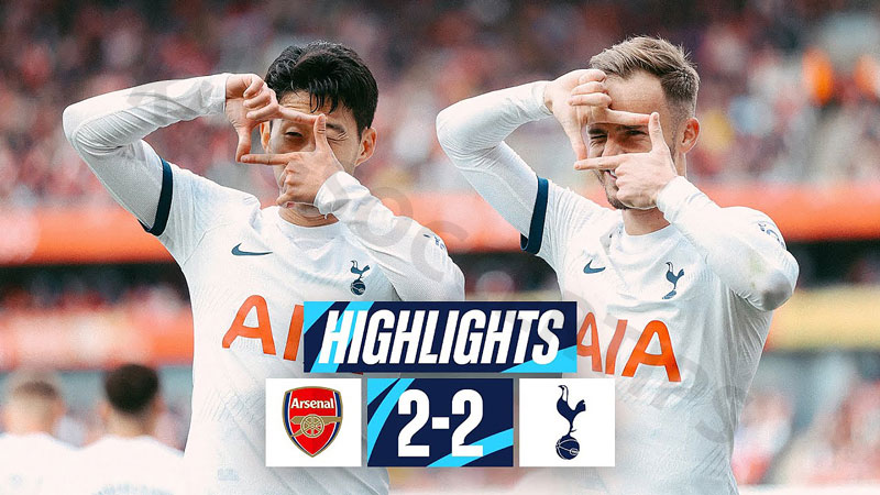 Led 2 times but in the end Arsenal still could not win against Tottenham