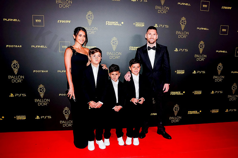 Leo Messi has a successful career and a happy family