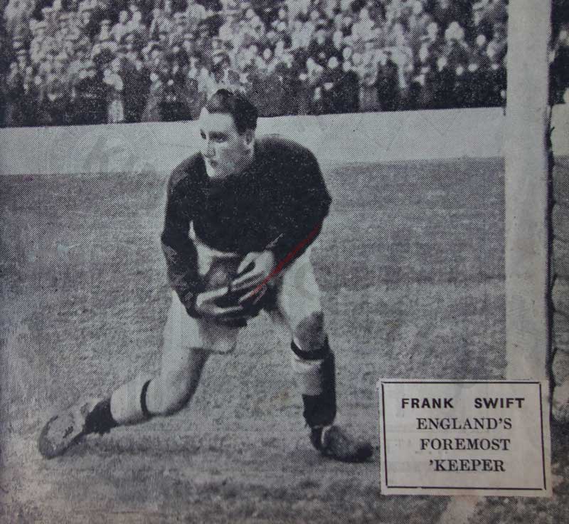 One of City's top goalkeepers - F. Swift