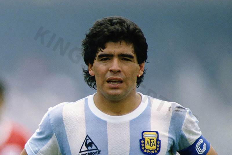 Referring to Diego Maradona, surely everyone cannot forget the goal "The Hand of God"
