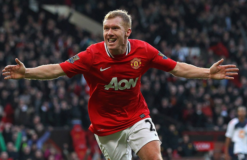 Scholes is known for his powerful long - range shots