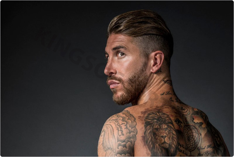 Sergio Ramos always attracts attention thanks to his body