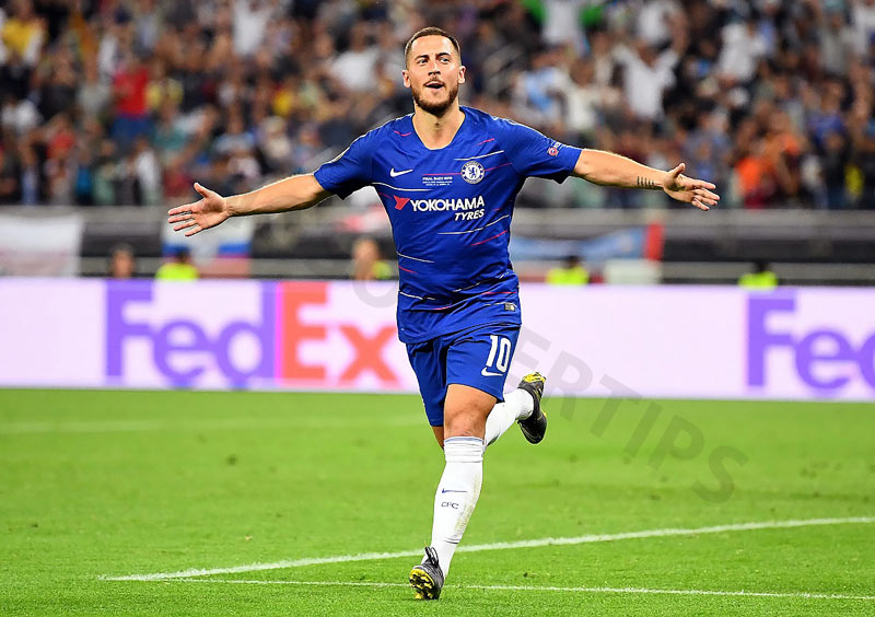 The Europa League was Hazard's last major trophy with Chelsea