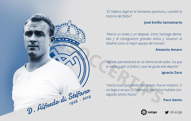 The legendary Stéfano possesses impressive goalscoring ability