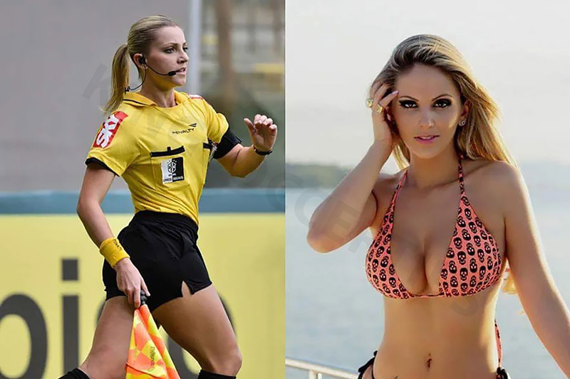 Uliana is considered one of the hottest female referees on the planet