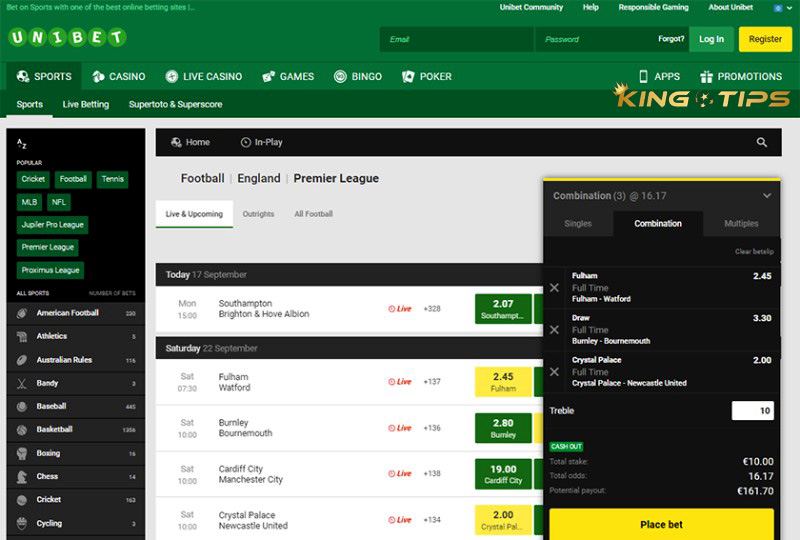 Unibet - The ultimate water polo betting website