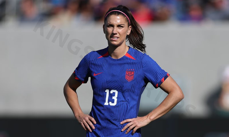 Alex Morgan is the highest paid women soccer player