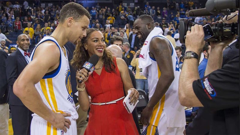 Ros Gold-Onwude is a multi-talented black female sports reporter