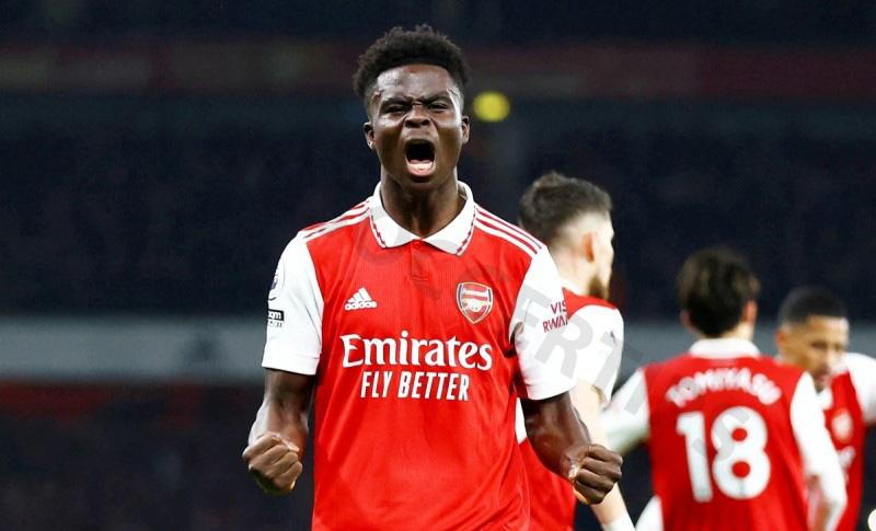 Bukayo Saka is the highest paid player at Arsenal