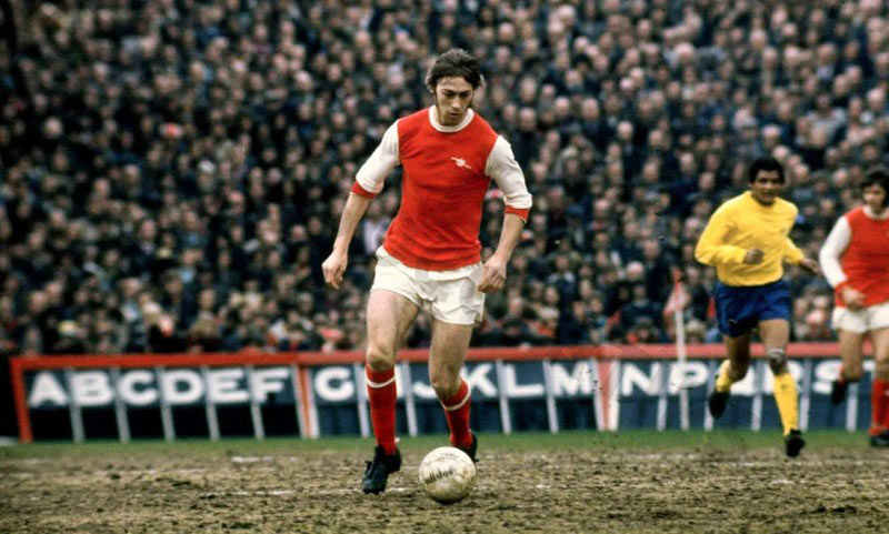 Charlie George is a famous player at Arsenal