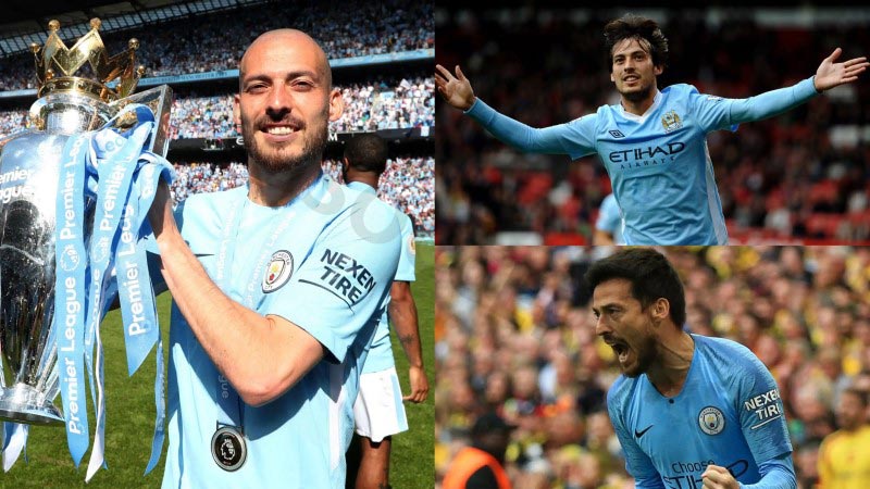 David Silva is one of the famous football players who are left footed