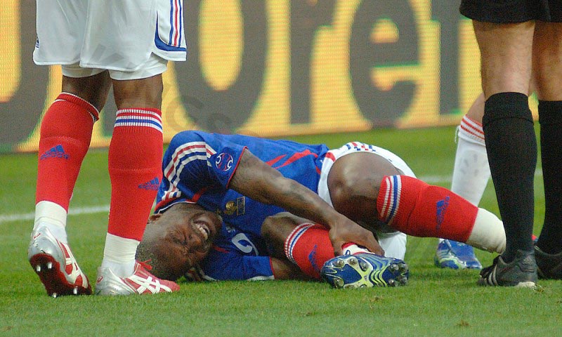 Djibril Cisse has suffered horrific injuries to both legs twice