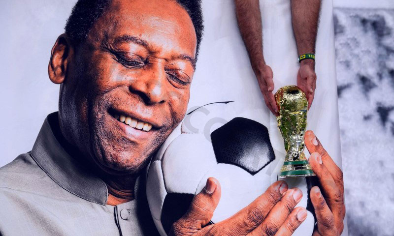 Pelé is known as the king of world football