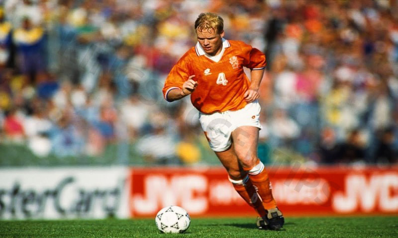 Ronald Koeman is a highly successful player on the field