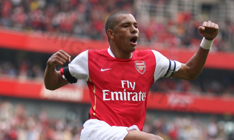 Gilberto Silva is soccer player number 19 from Brazil
