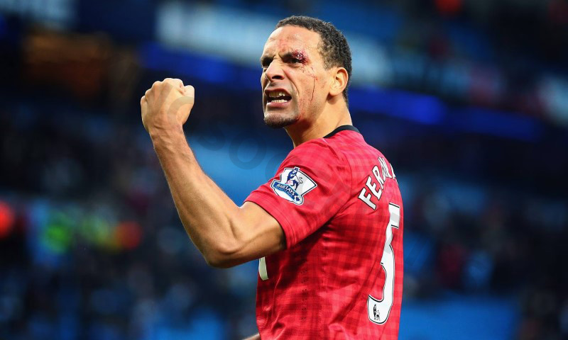 Rio Ferdinand is famous number 5 in football