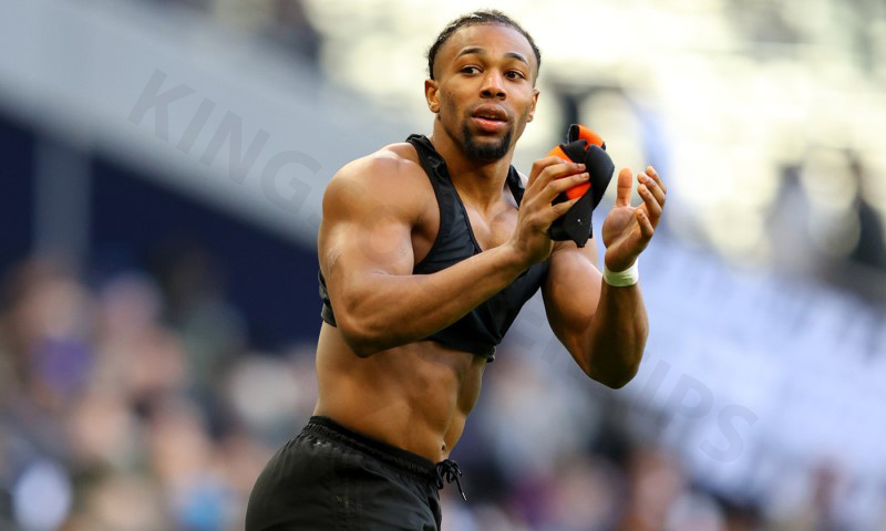 Adama Traore is a player with a solid muscular body