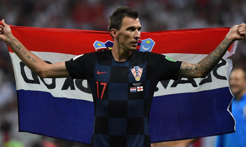 Mario Mandžukić is Croatia's best football player