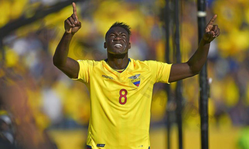 Felipe Caicedo is a talented Ecuadorian soccer player