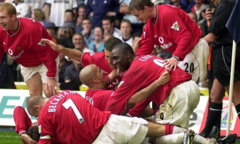 Tottenham 3-5 Man United - 2001