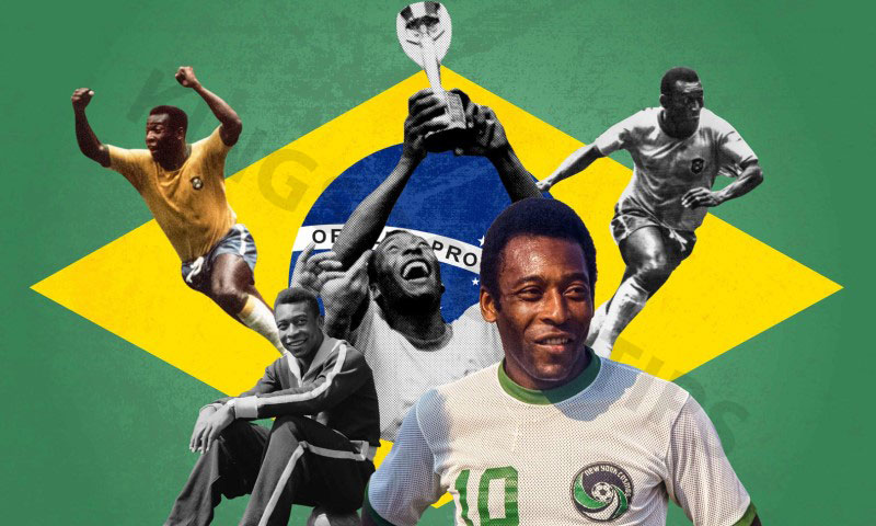 Pele, nicknamed "King of Football", is the greatest player in the world