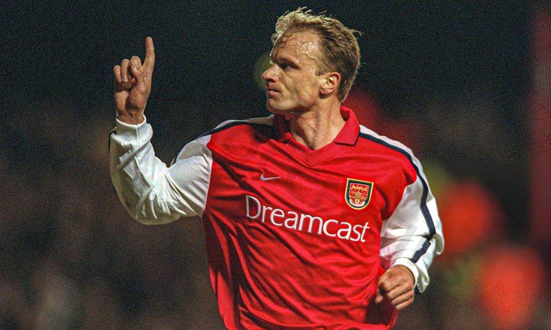 "The Flying Dutchman" is the unique nickname of player Bergkamp