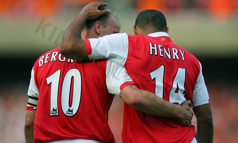Thierry Henry and Dennis Bergkamp are symbols of the combination of speed and creativity