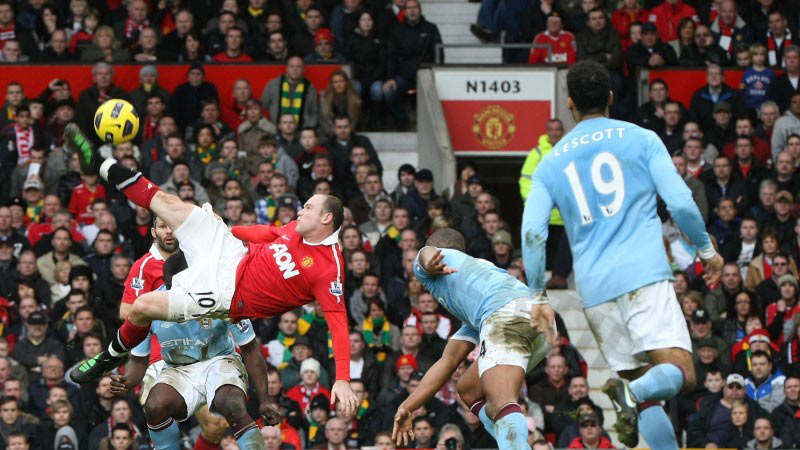 Wayne Rooney vs Man City