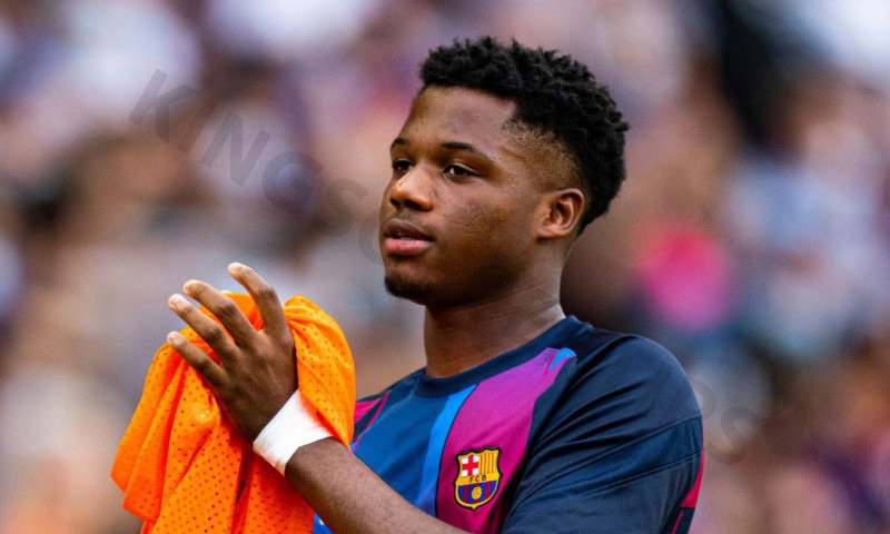 Ansu Fati is a young talent when joining Barcelona