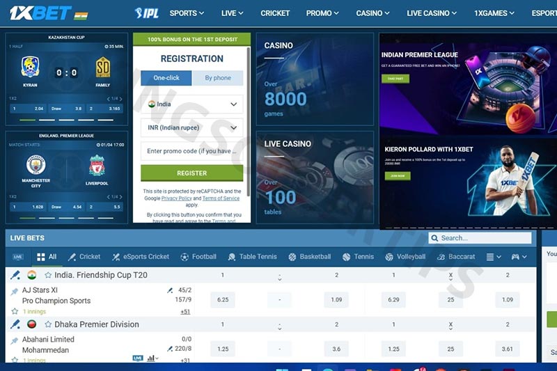 1xBet - Best betting sites South Africa