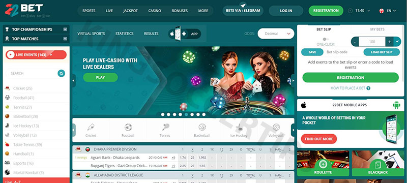 22BET - Best online betting sites Hungary