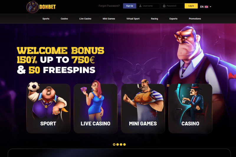 Donbet - New betting website that attracts players