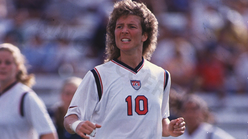 Best female football player: Michelle Akers (USA)